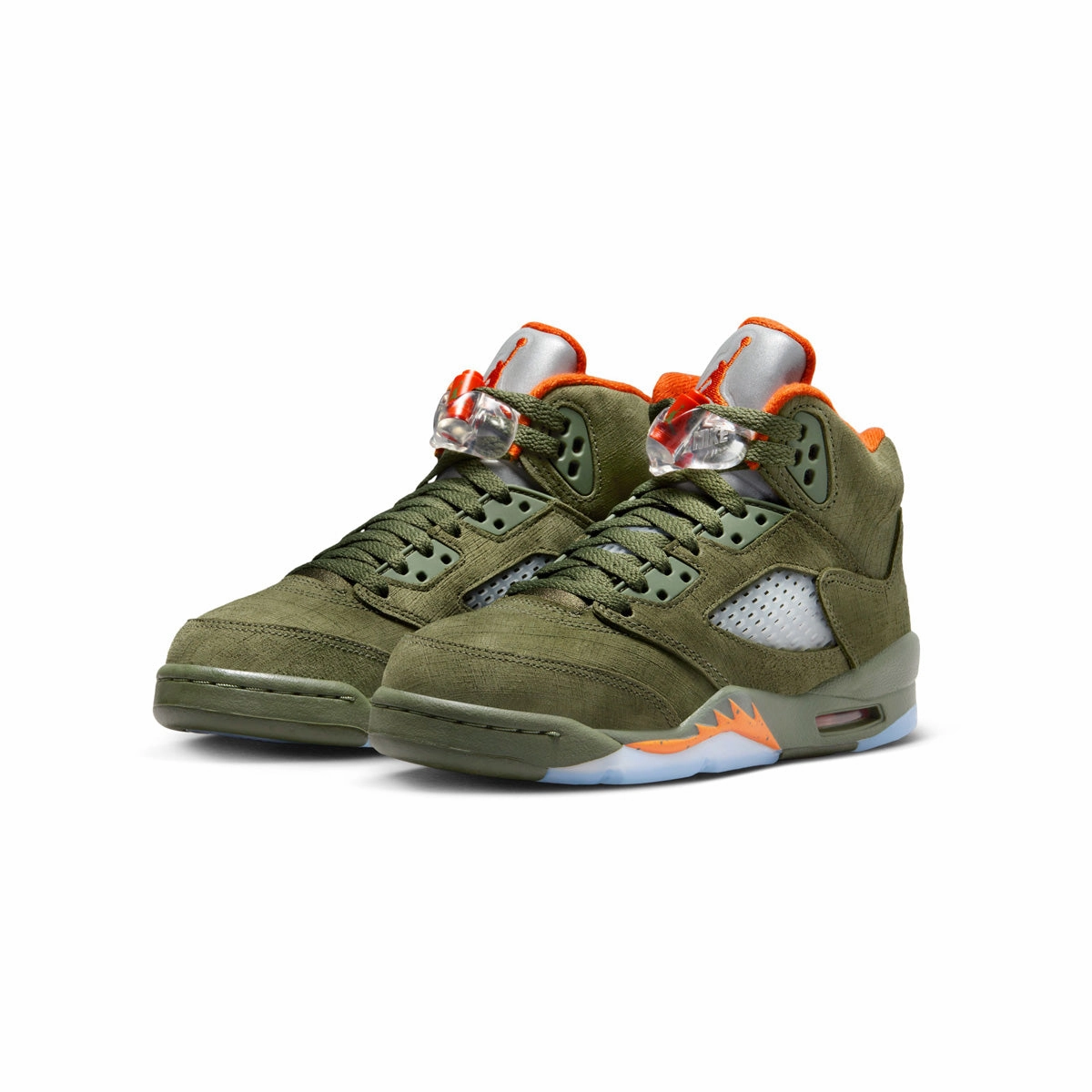 Microfiber Inner Lining Kids Air Jordan 5 Retro 'Olive'
