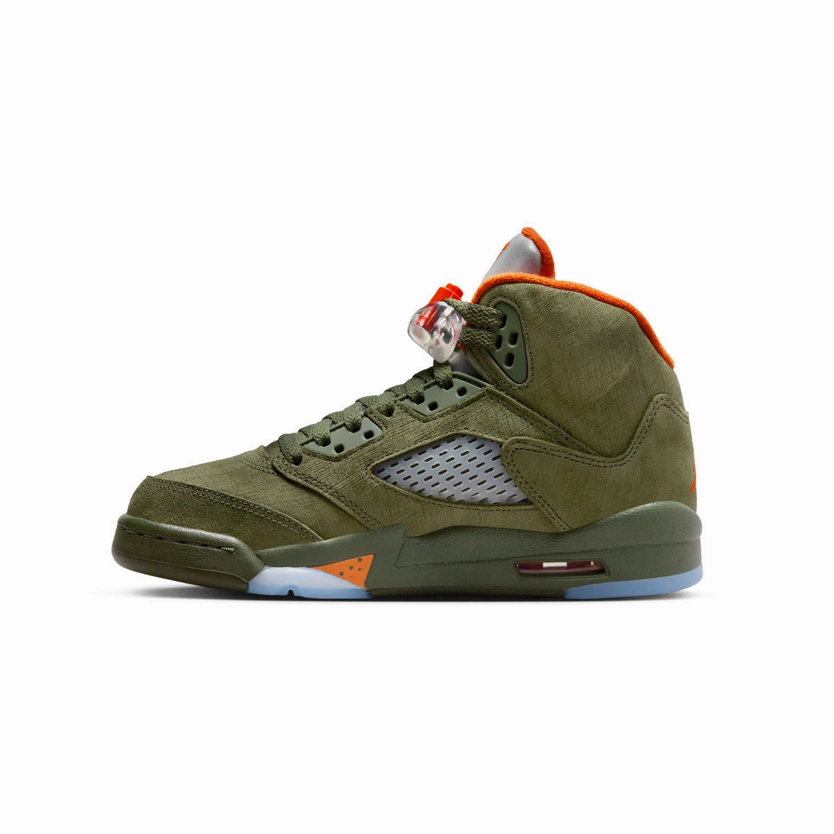 Kids Air Jordan 5 Retro 'Olive' all - weather