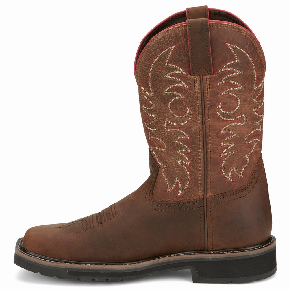 beach lovers' flip - flops Soft Touch Lining Driller 11 Inch Waterproof Work Boots