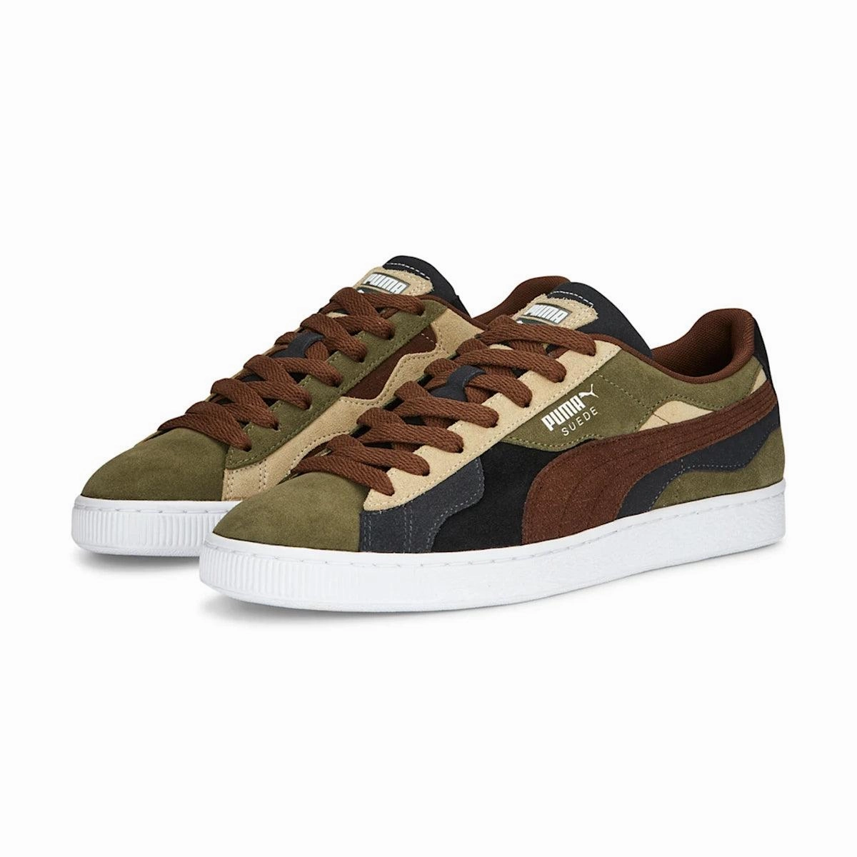Suede 'Camowave Olive' driest Ankle support system