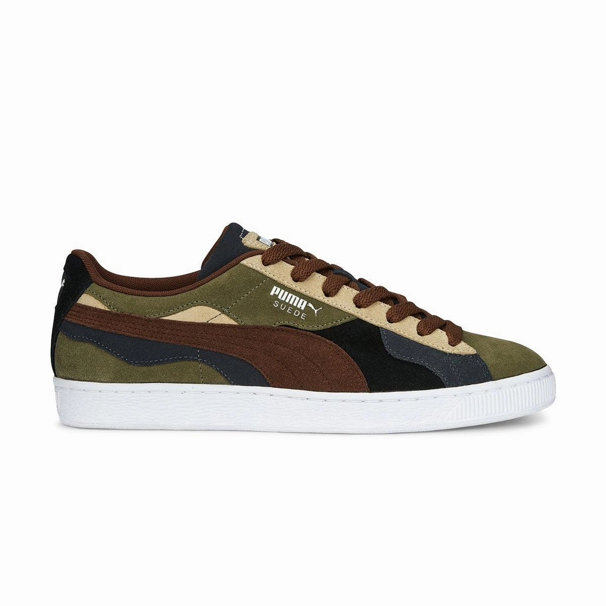 Suede 'Camowave Olive' Seamless Design Torsion Adaptive Plate