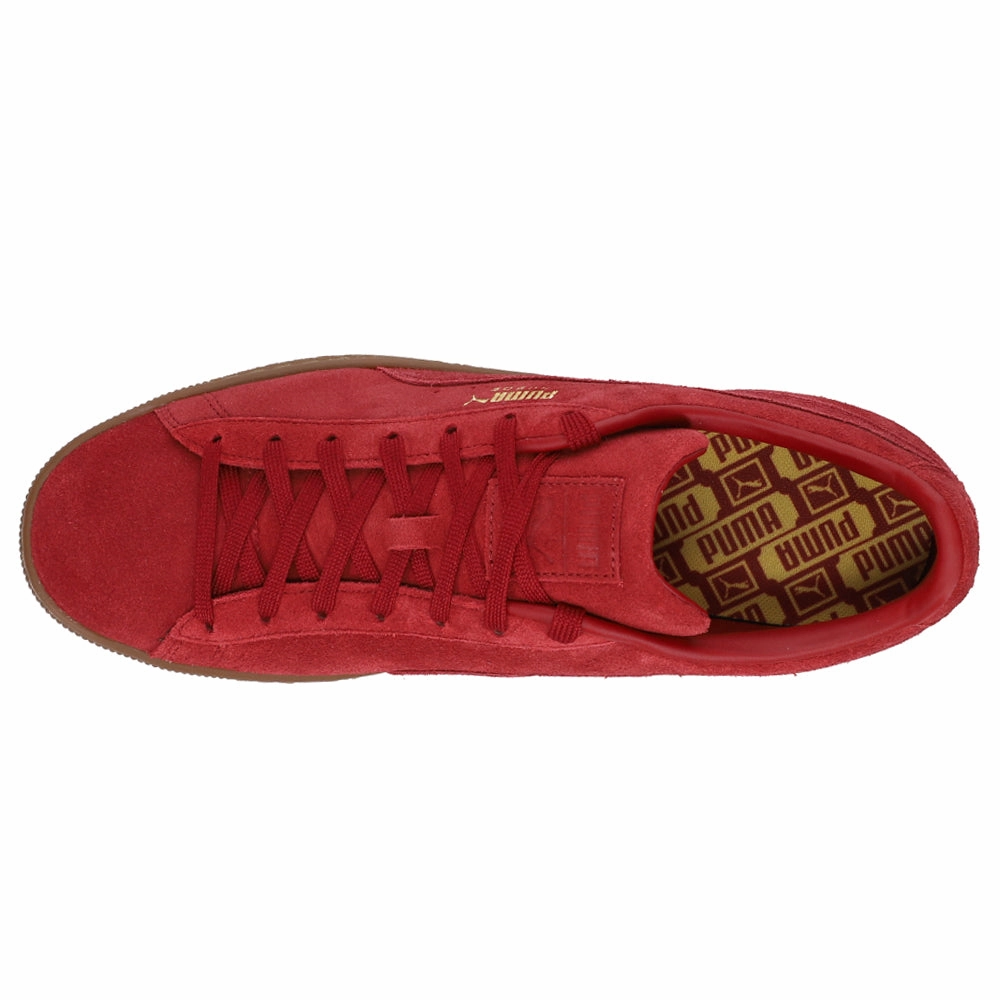 Thermoregulating Liner Hyper Elastic Foam Suede Gum Lace Up Sneakers