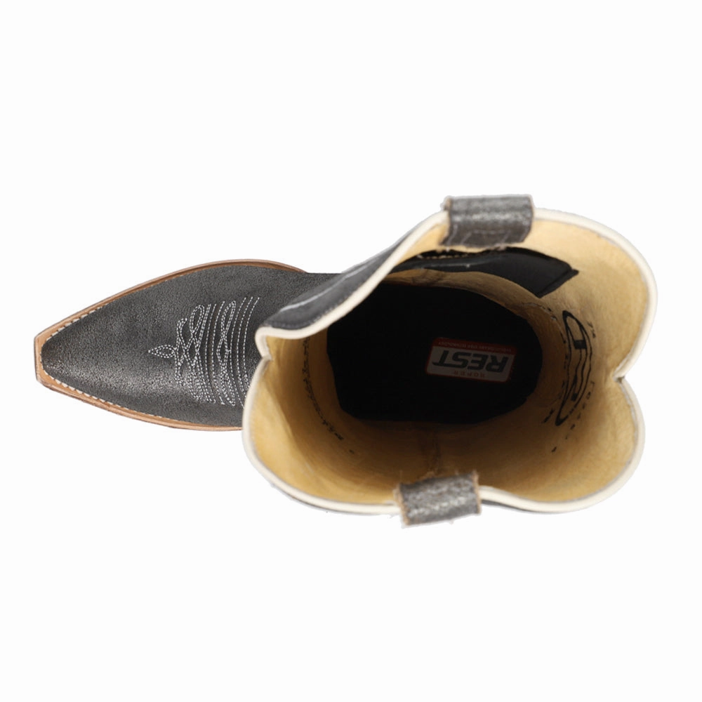 Layla Embroidered Snip Toe Cowboy Boots Multi Density Midsole