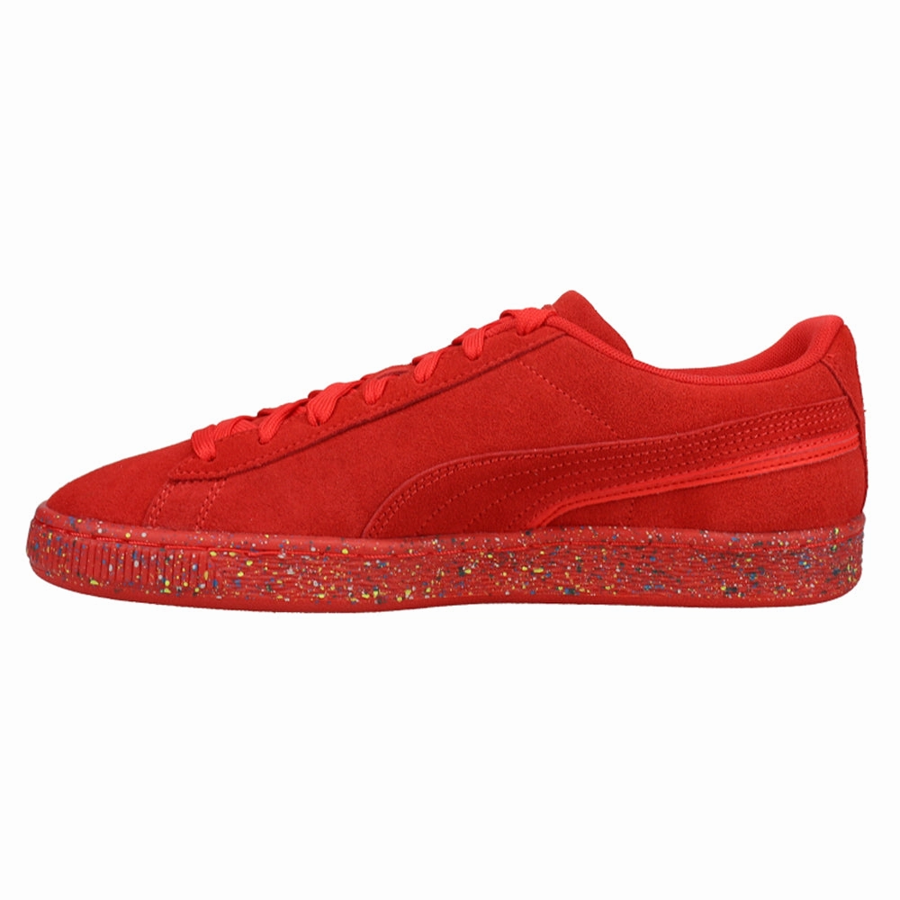 Suede Mono Triplex Lace Up Sneakers Reinforced toe
