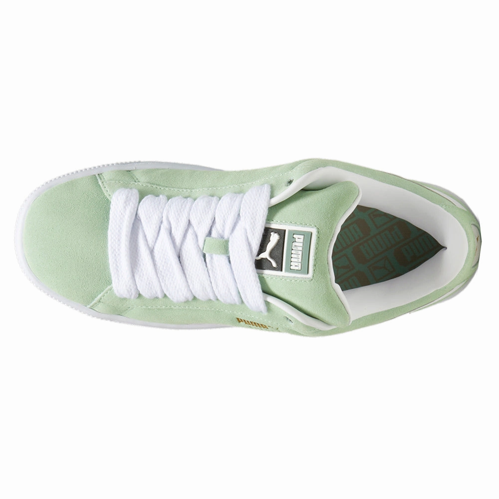 Suede XL Lace Up Sneakers Glam silhouette Elevated durability