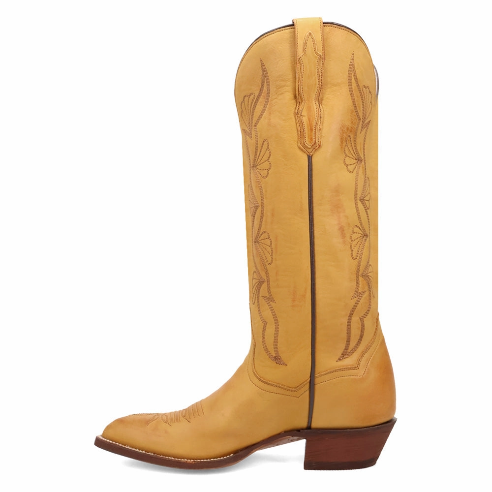 Comfortable interior Sunrise Canyon Pointed Toe Cowboy Boots