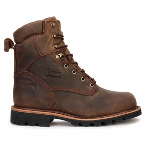 Super DNA 8 Inch Waterproof Insulated Lace Up Work Boots High Energy Return