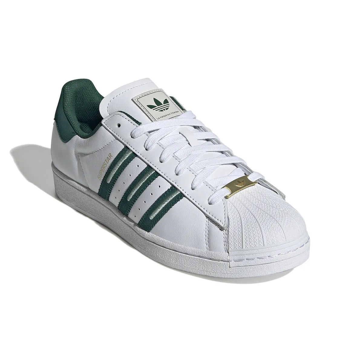 Superstar 'White Collegiate Green' Pressure Dispersing Design Non Toxic Components