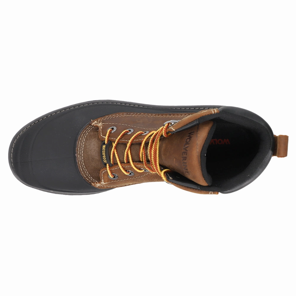 Swamp Monster 6 Inch Waterproof Steel Toe Work Boot Decent Matte