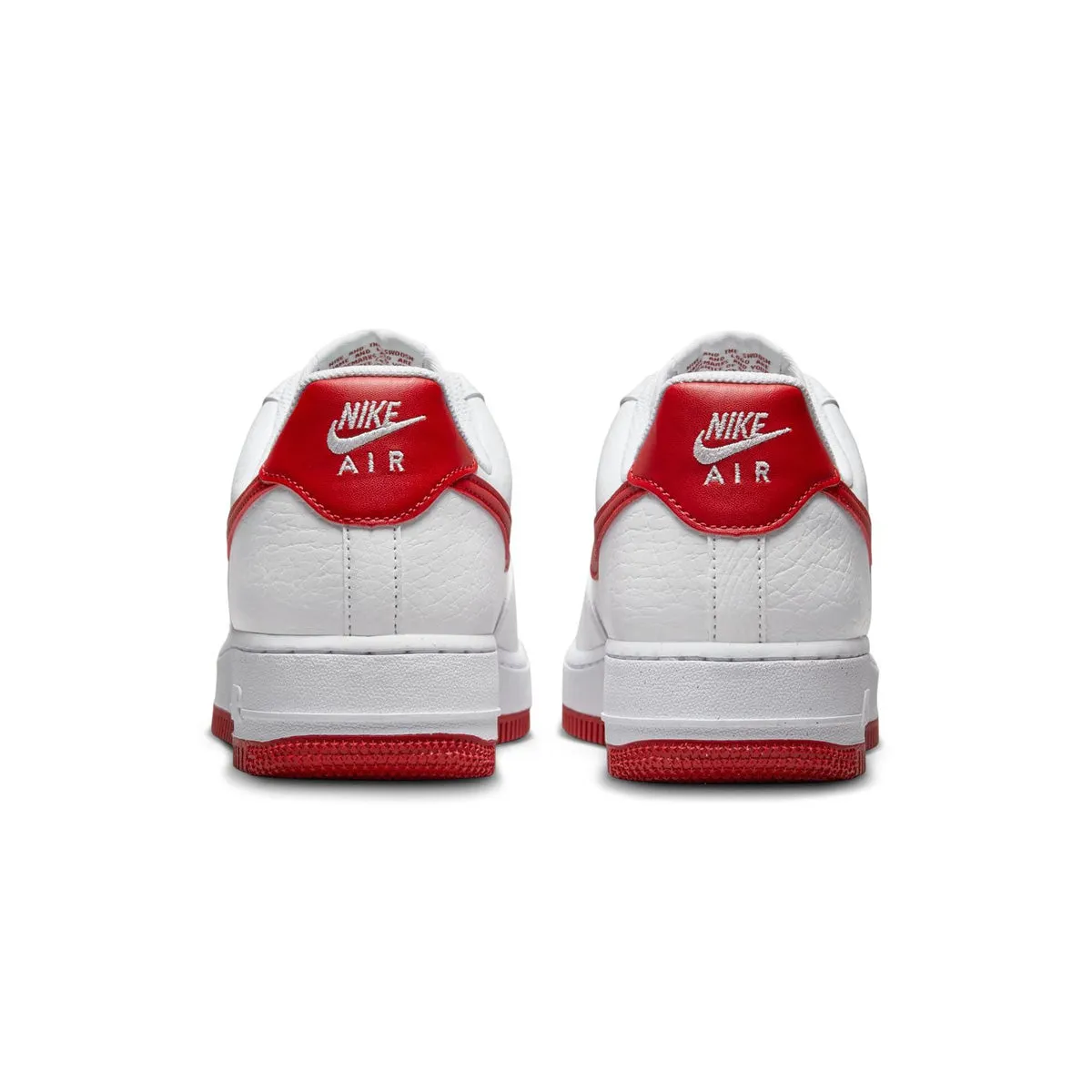 Wmns Air Force 1 ??07 Next Nature 'White Red' Pressure Relief Zones Impact Dispersion Plate