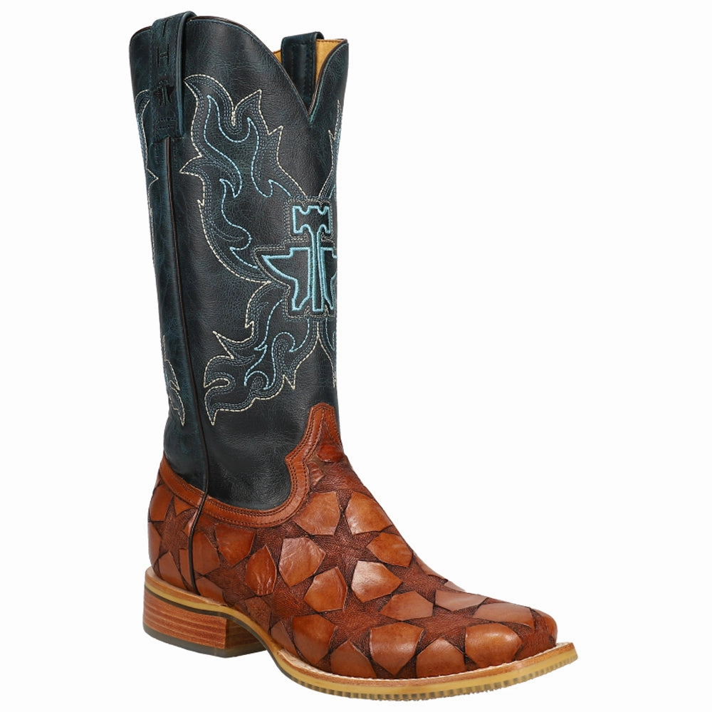 Insulated Fit Soft Material Wish Upon a Star Square Toe Cowboy Boots