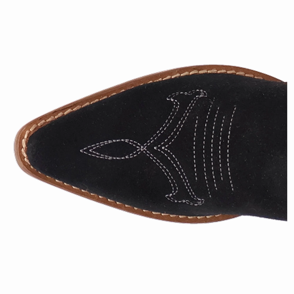 Protective Finish Outdoor Trek Street Ready Movin' On Embroidered Snip Toe Cowboy Boots