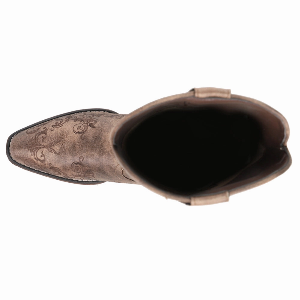 Modern Comfort Waterproof Upper Tall Stuff Embroidery Snip Toe Cowboy Boots