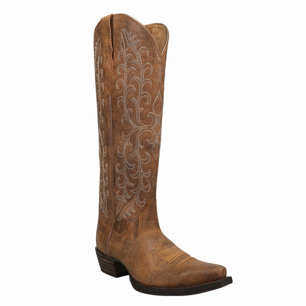 Tallahassee Stretchfit Embroidery Snip Toe Cowboy Boots High-End Craftsmanship Easy To Clean