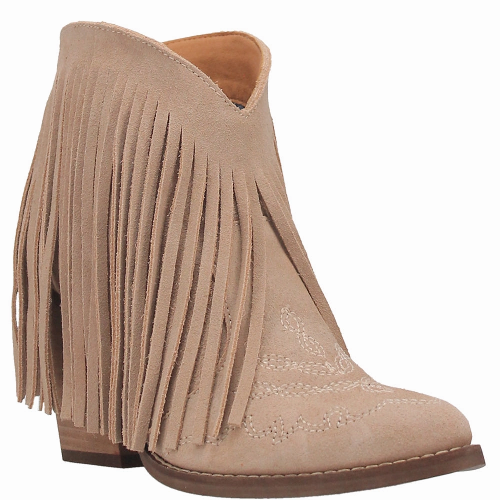 Thermal Lining synthetic material Tangles Fringe Embroidered Pointed Toe Cowboy Booties