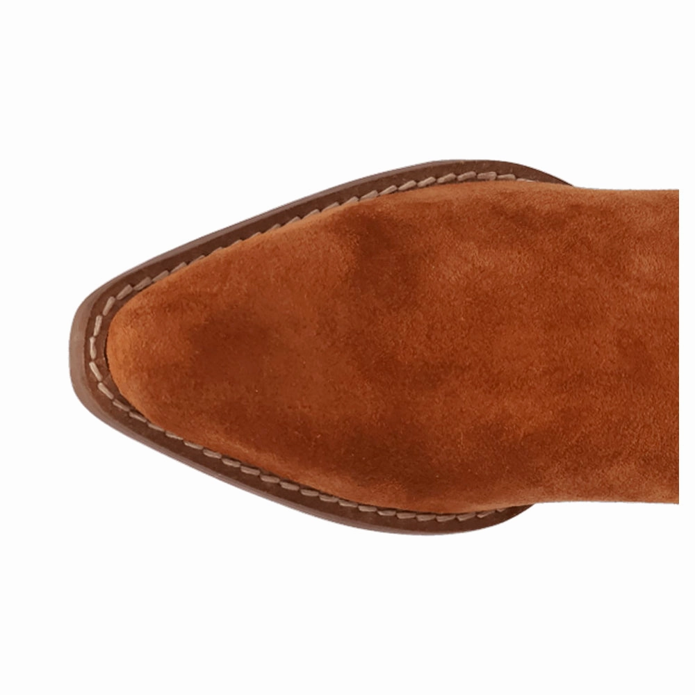 packable Hiking Fit Tapadero Southwest Fringe Snip Toe Cowboy Booties