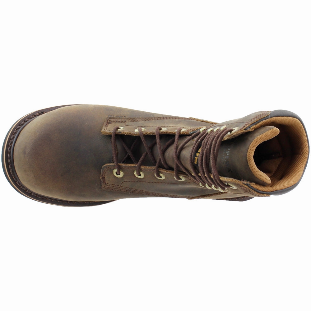 Sador 9 Inch Waterproof Insulated Composite Toe Logger Lace Up  Work Boots Durable Outsole