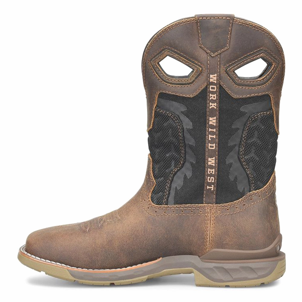 Zenon 11 inch Waterproof Wide Composite Toe Work Boots swimmers - specific functions Patent Leather