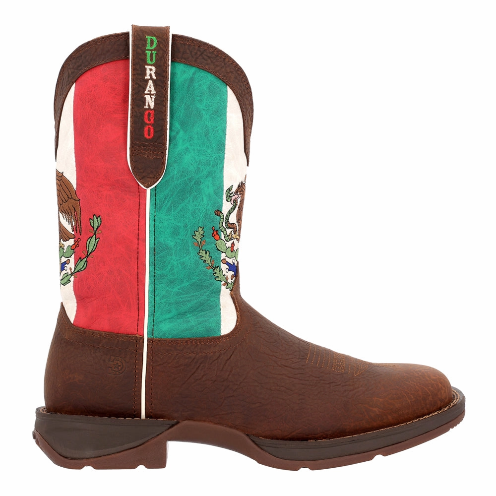 Rebel 11 Inch Electrical Steel Toe Work Boots Contoured Shape Reflective Safety Details