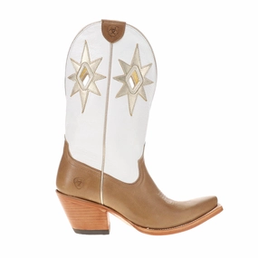 Rodeo Event City Life Starlight Cut-Outs Embroidered Snip Toe Cowboy Boots