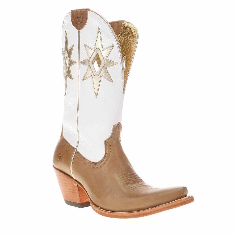 Starlight Cut-Outs Embroidered Snip Toe Cowboy Boots Grippy Outsole Daily Walks On-the-Go Wear