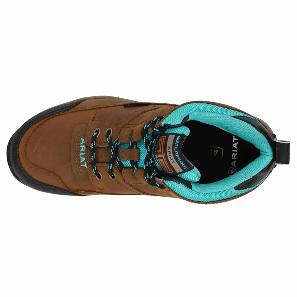 Terrain H2O Round Toe Hiking Boots Comfortable Support Dry Guard