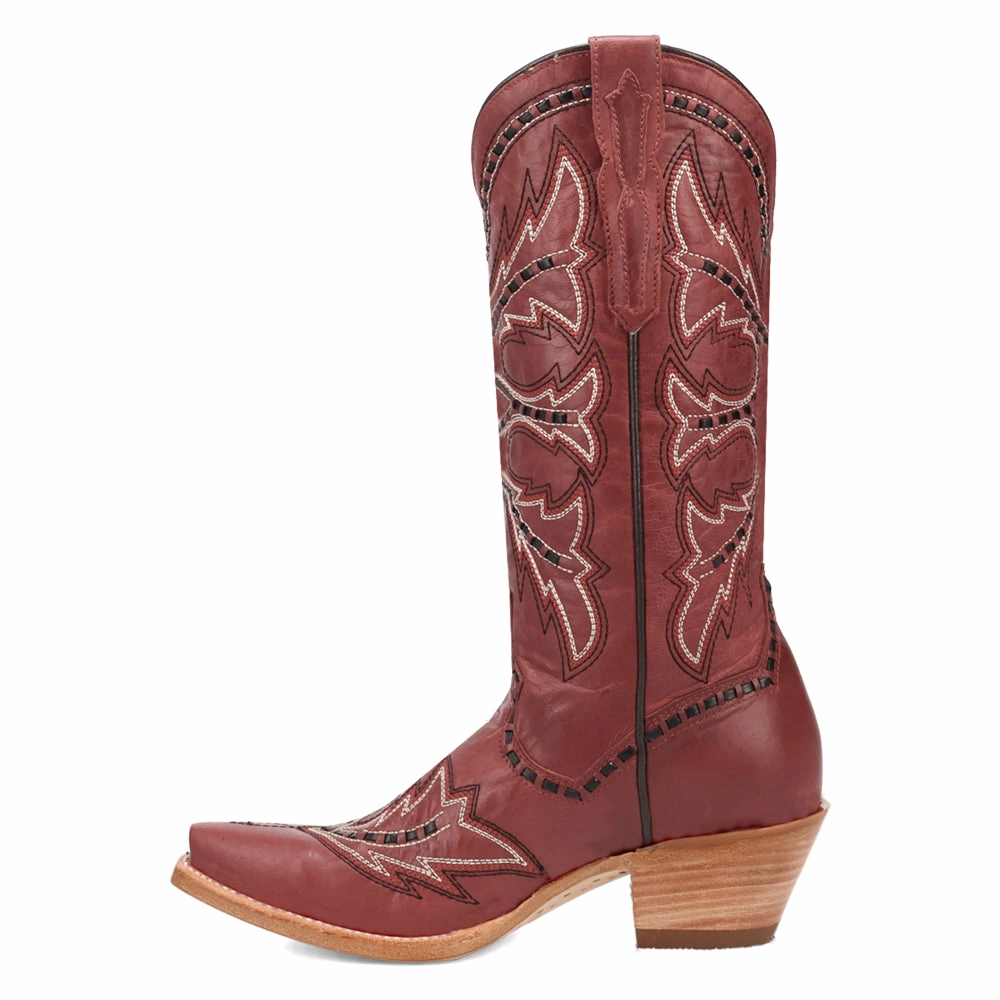 Horse Riding Mesa Embroidered Snip Toe Pull On Cowboy Boots