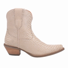 Sorta Sweet Snake Print Snip Toe Pull On Cowboy Booties Cold Weather
