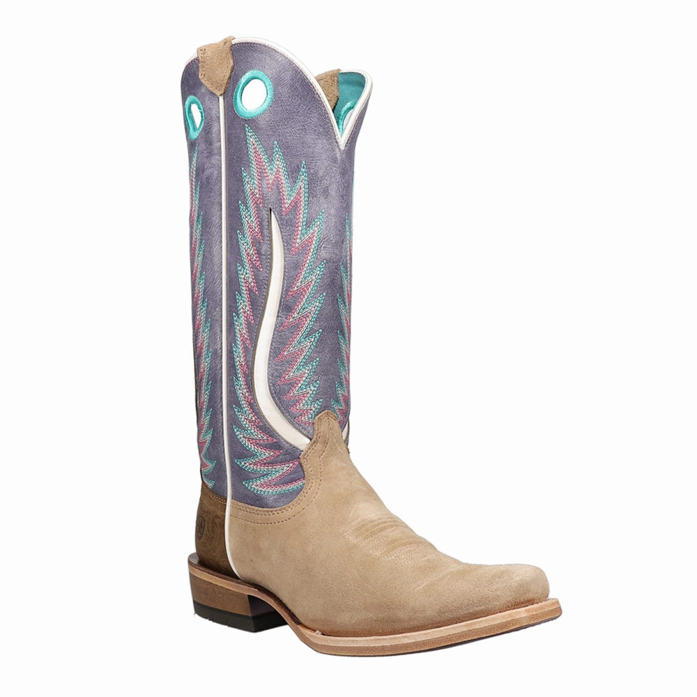 Quick Drying Weather Resistant User Futurity Fort Worth Embroidery Tooled-Inlay Square Toe Cowboy Boots