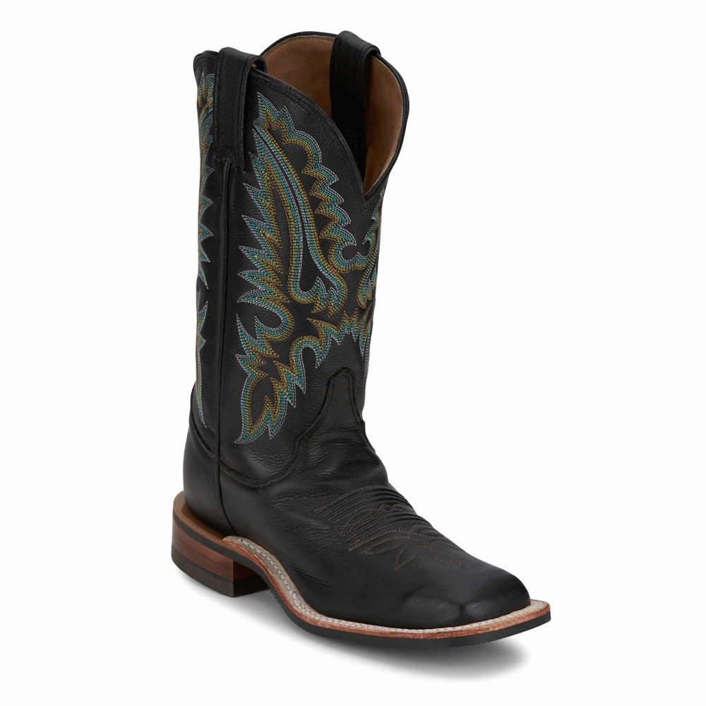 Biking Trip Shay Embroidered Square Toe Cowboy Boots