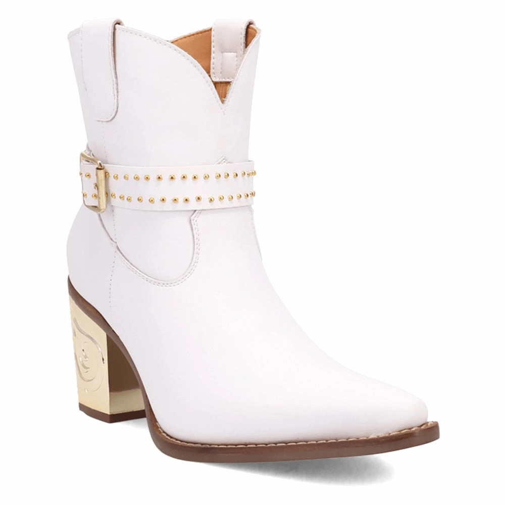 Thermal Barrier London Edge Milano Studded Snip Toe Cowboy Booties