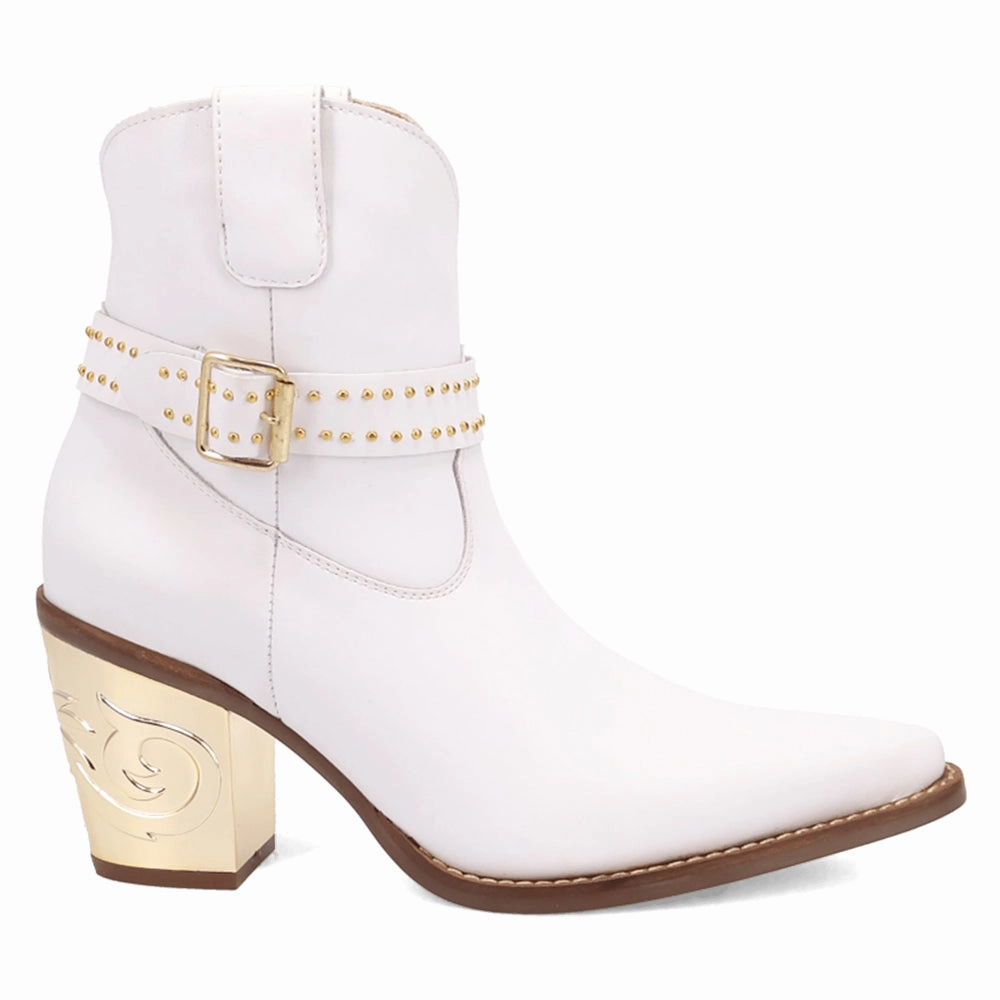 Low Profile Windy Weather Milano Studded Snip Toe Cowboy Booties