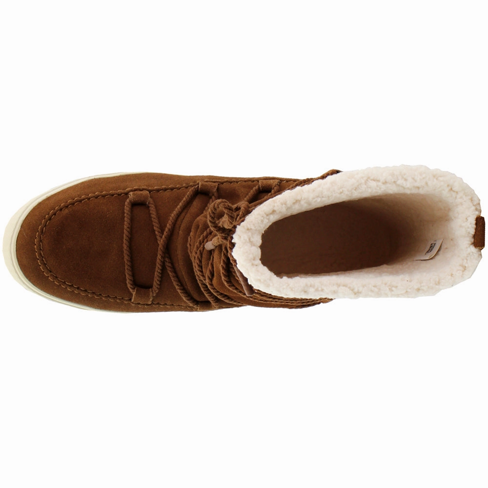 Orthotic Compatible Earth Tones Alpine Floral Round Toe Winter Booties