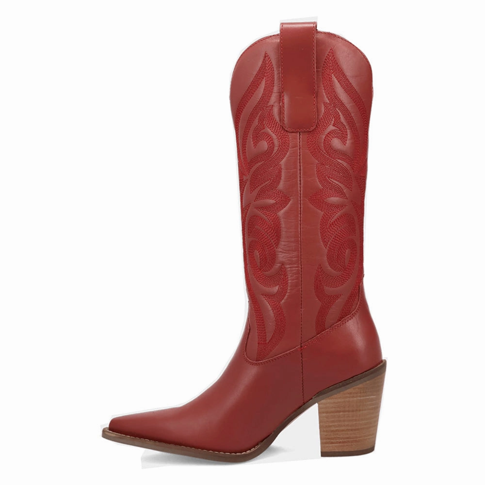 Hensley Embroidered Snip Toe Pull On Cowboy Boots Ranch Mode All Day Comfort Design