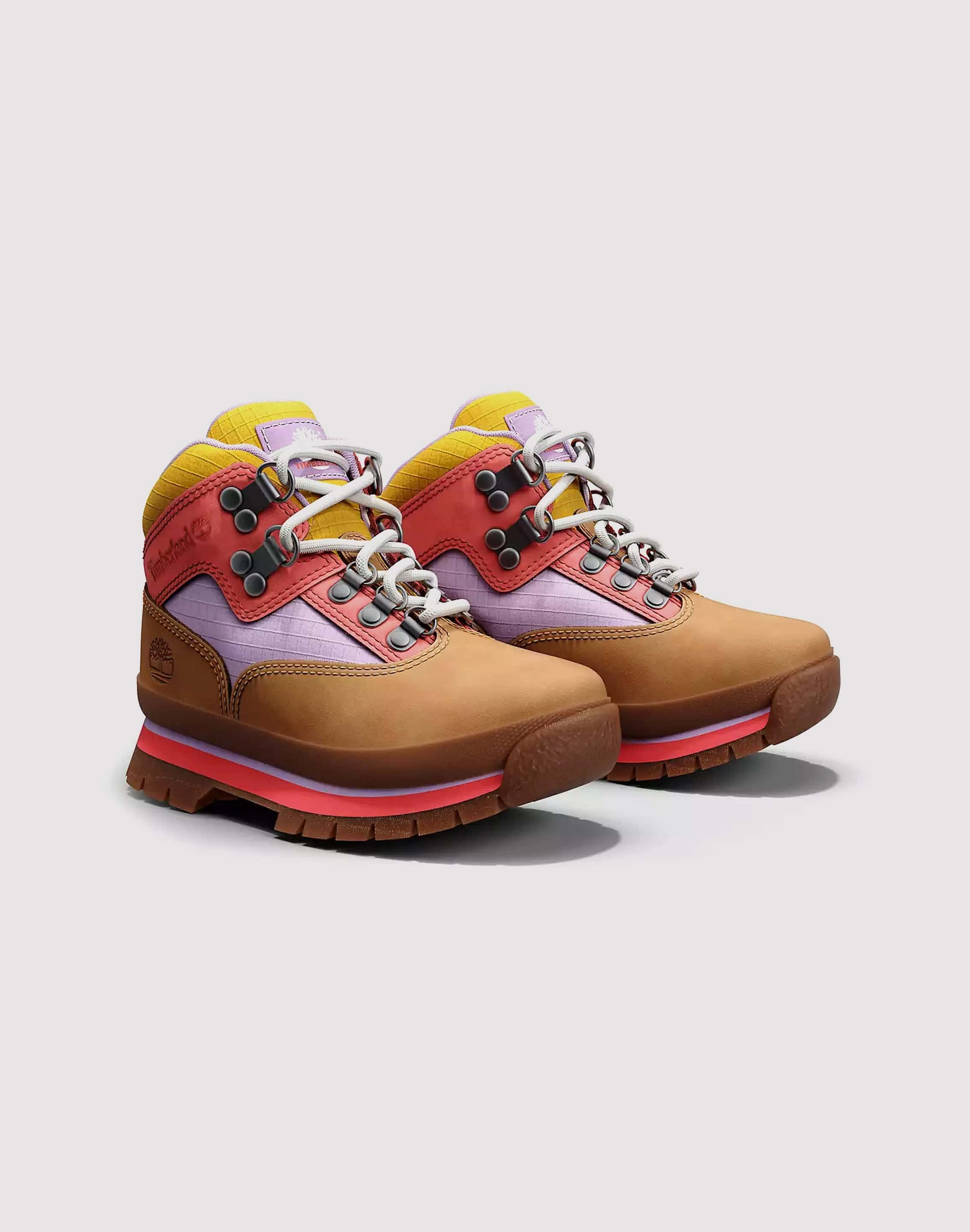 Timberland Euro Hiker Mid Lace Up Boot Toddler Rugged Style Comfortable Insole