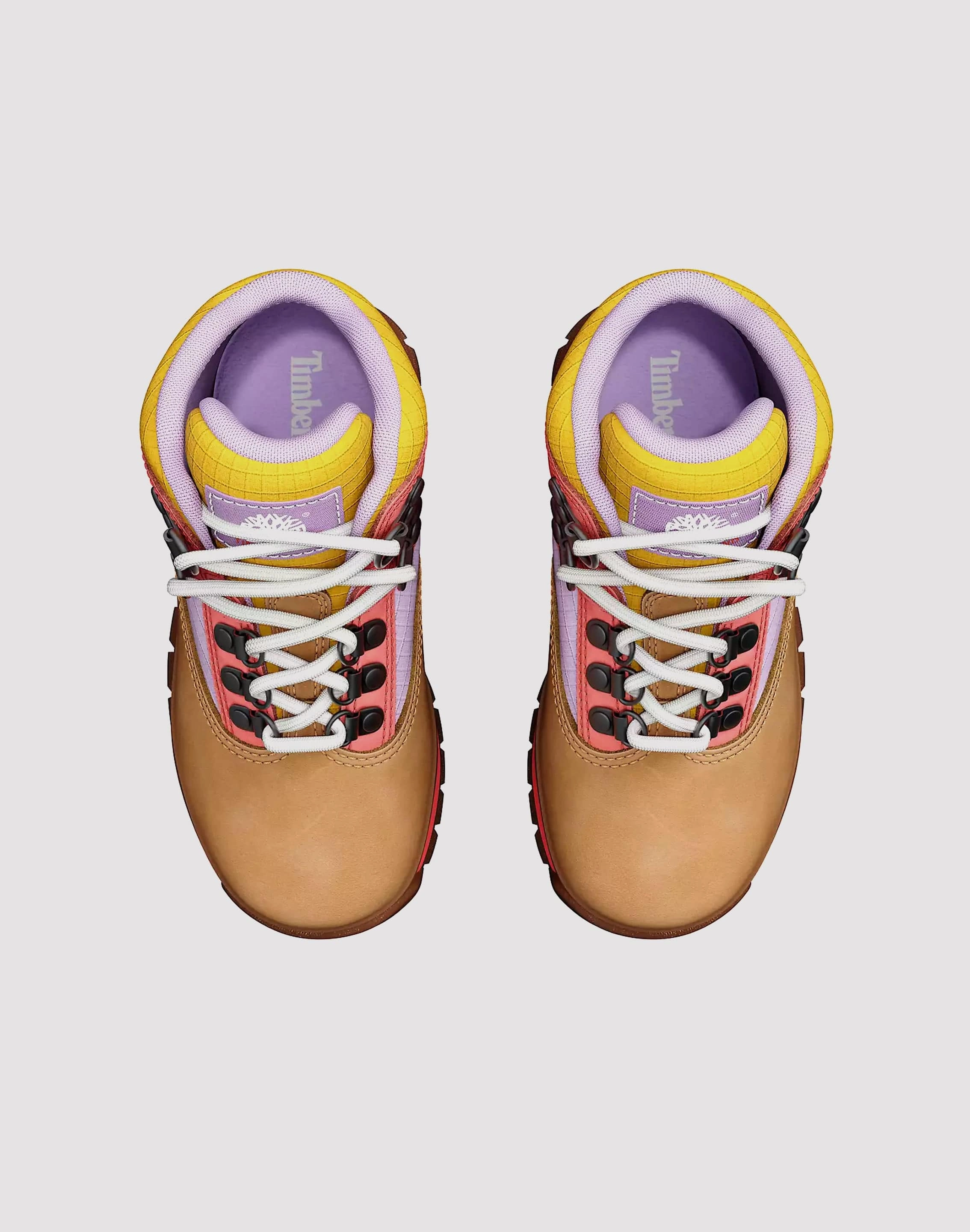 Timberland Euro Hiker Mid Lace Up Boot Toddler Street Style Anti Odor Weekend Camping