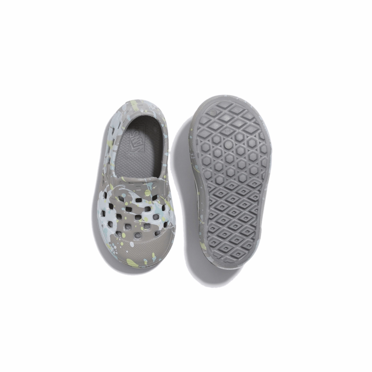 Quick Dry Fabric Technology Versatile lining Toddler's Slip-On TRK 'Paint Splatter'