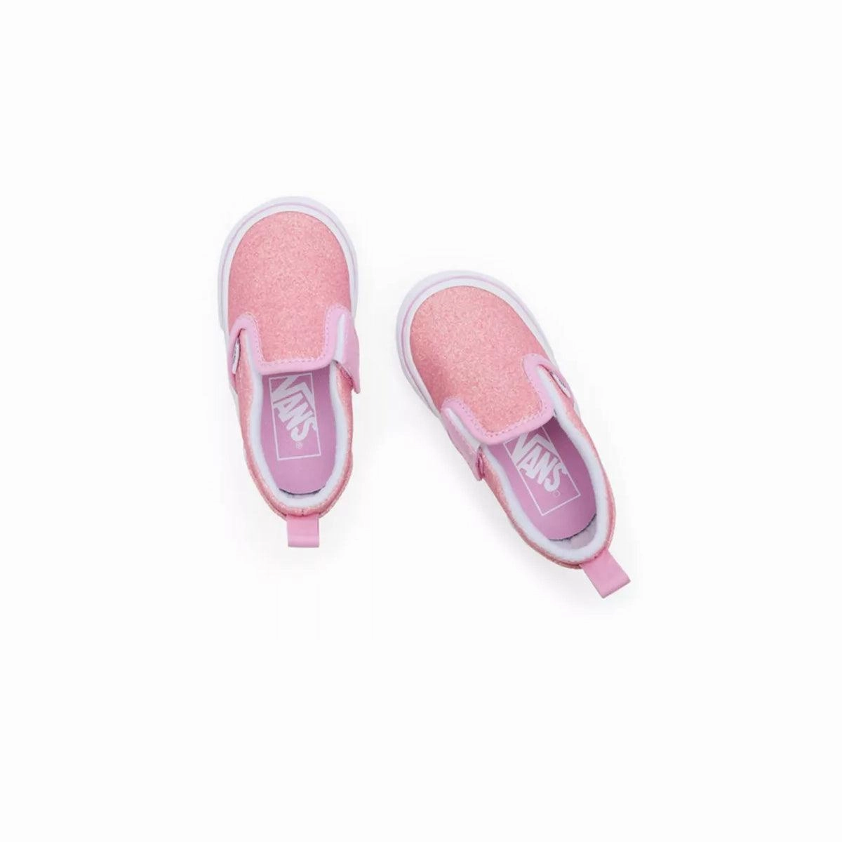 High - end Toddlers Slip-On V Glitter 'Pink'