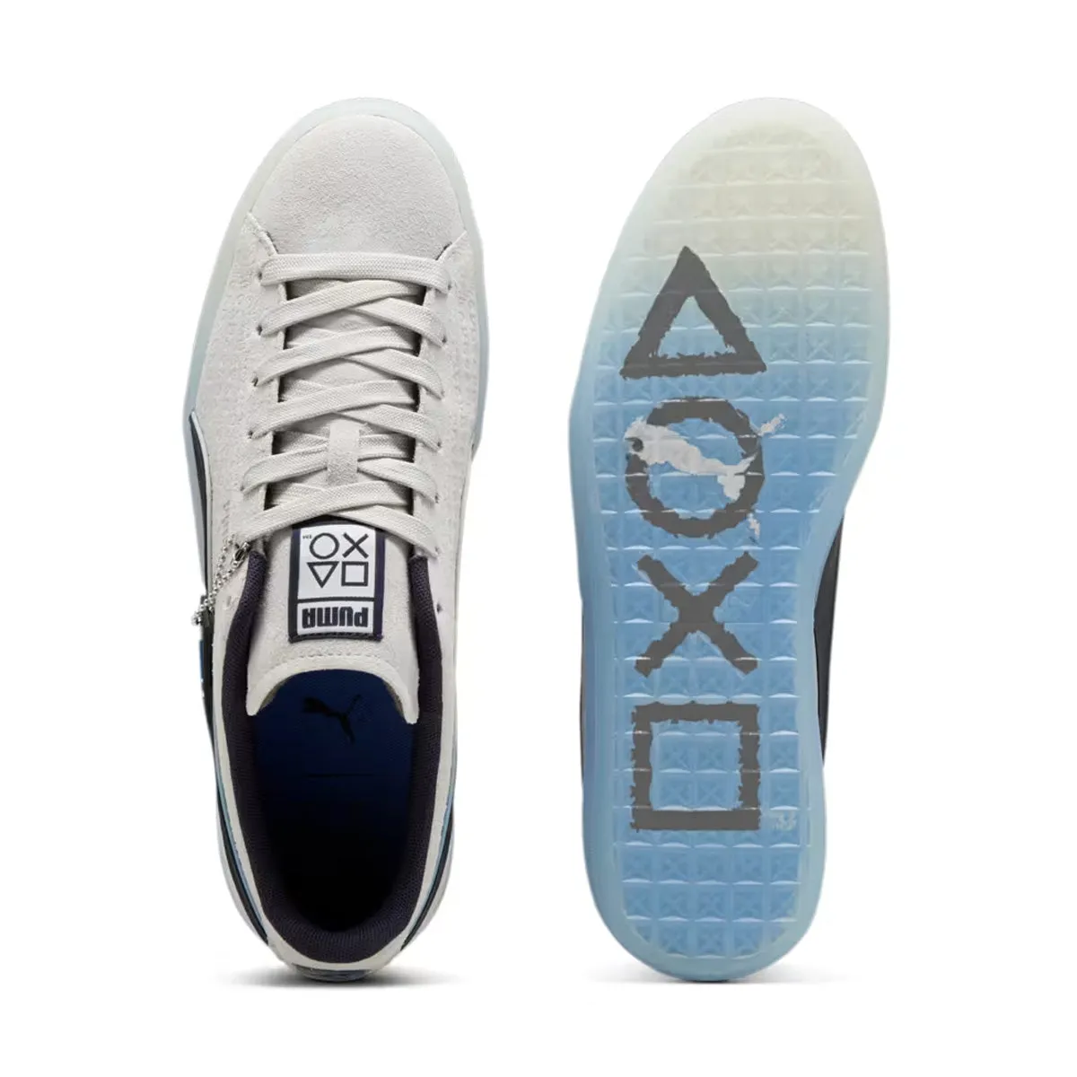   Playstation Suede 'Glacial Gray New Navy' college