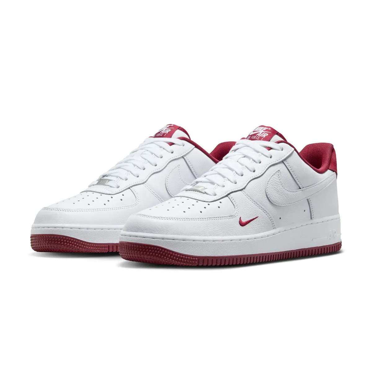 Contoured Footbed Shape loudest Air Force 1'07 LV8 'White Team Red'