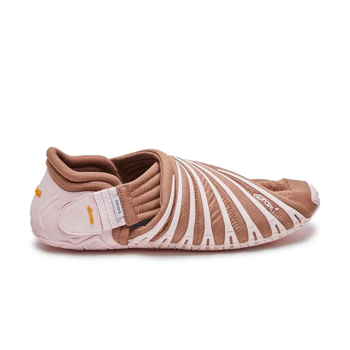 travelers' All-weather chic   Vibram FUROSHIKI Futon Low 'Brown Pink'