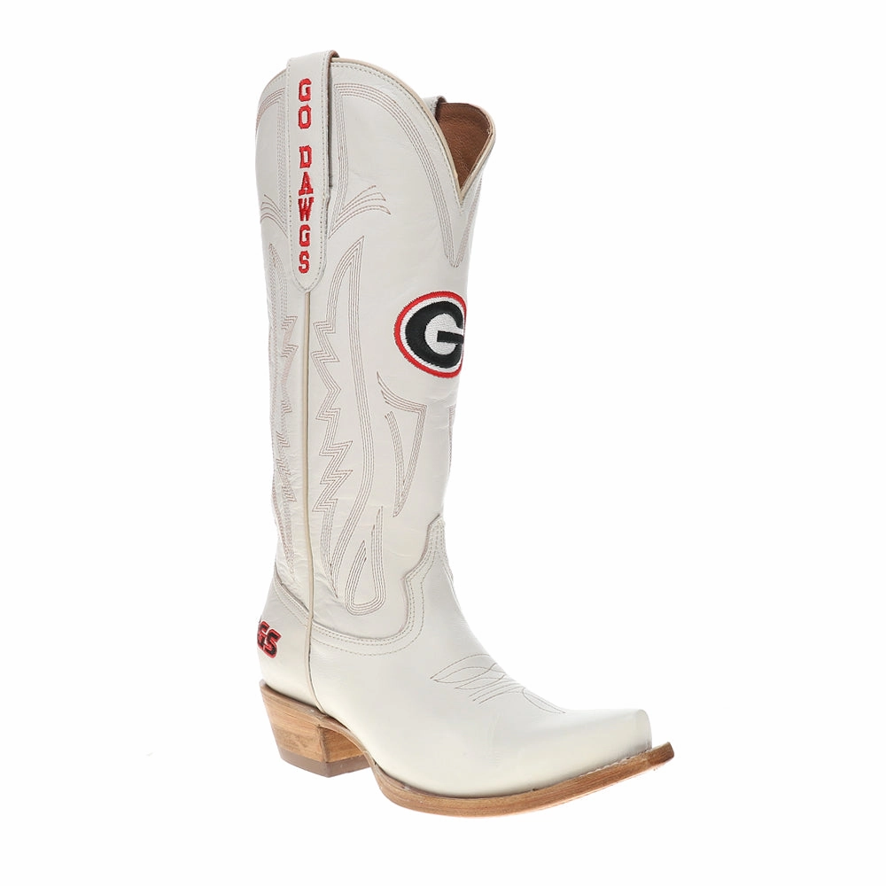 Seamless Fit University of Georgia Gameday Embroidered Snip Toe Cowboy Boots