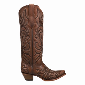 Wedge Heel Functional Appeal Embroidered Snip Toe Cowboy Boots
