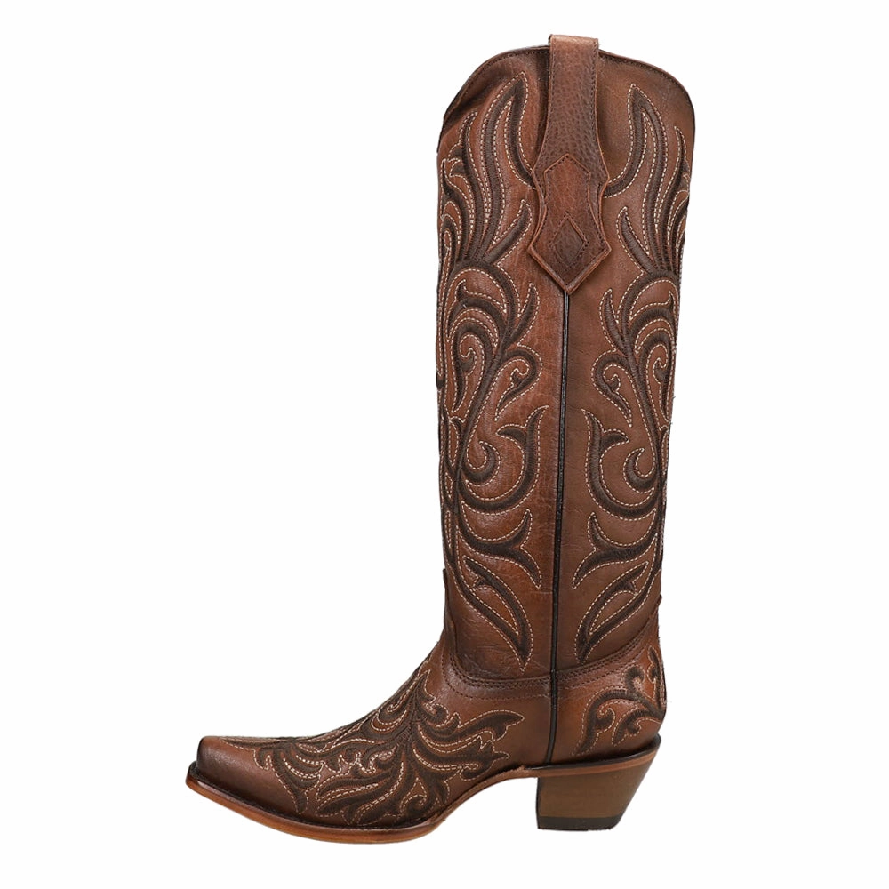 Street Utility Embroidered Snip Toe Cowboy Boots