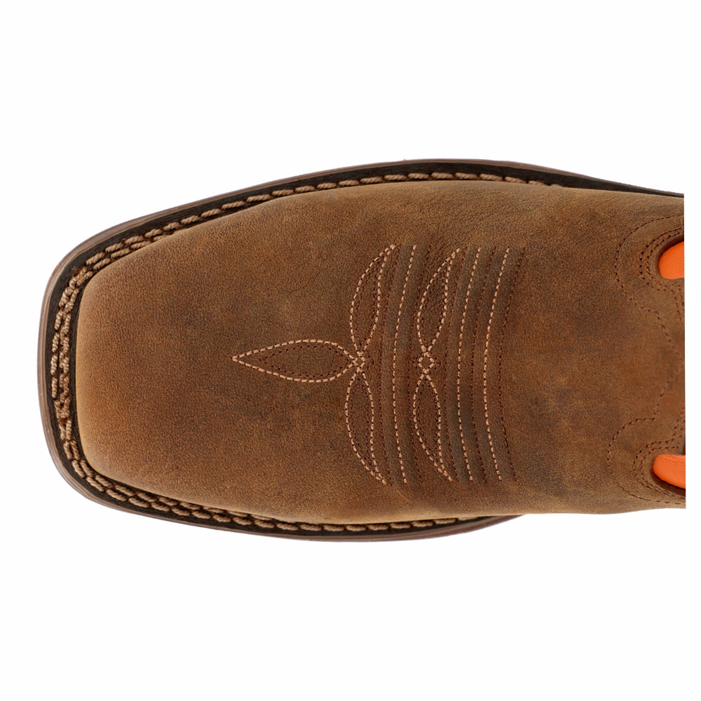 Workin' Rebel 11 Inch Oil Resistant Soft Toe Work Boots cricket zip