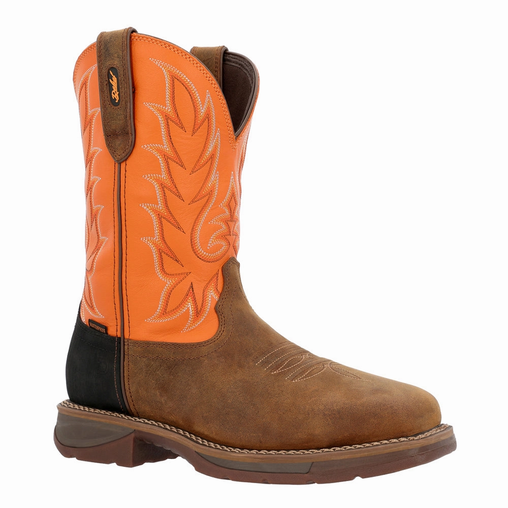 edition Street traction Workin' Rebel 11 Inch Oil Resistant Soft Toe Work Boots