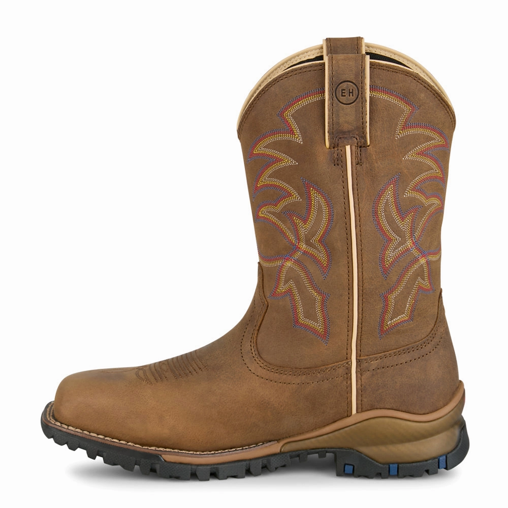 carbon fiber shank Roustabout 11 Inch Waterproof Steel Toe Work Boots