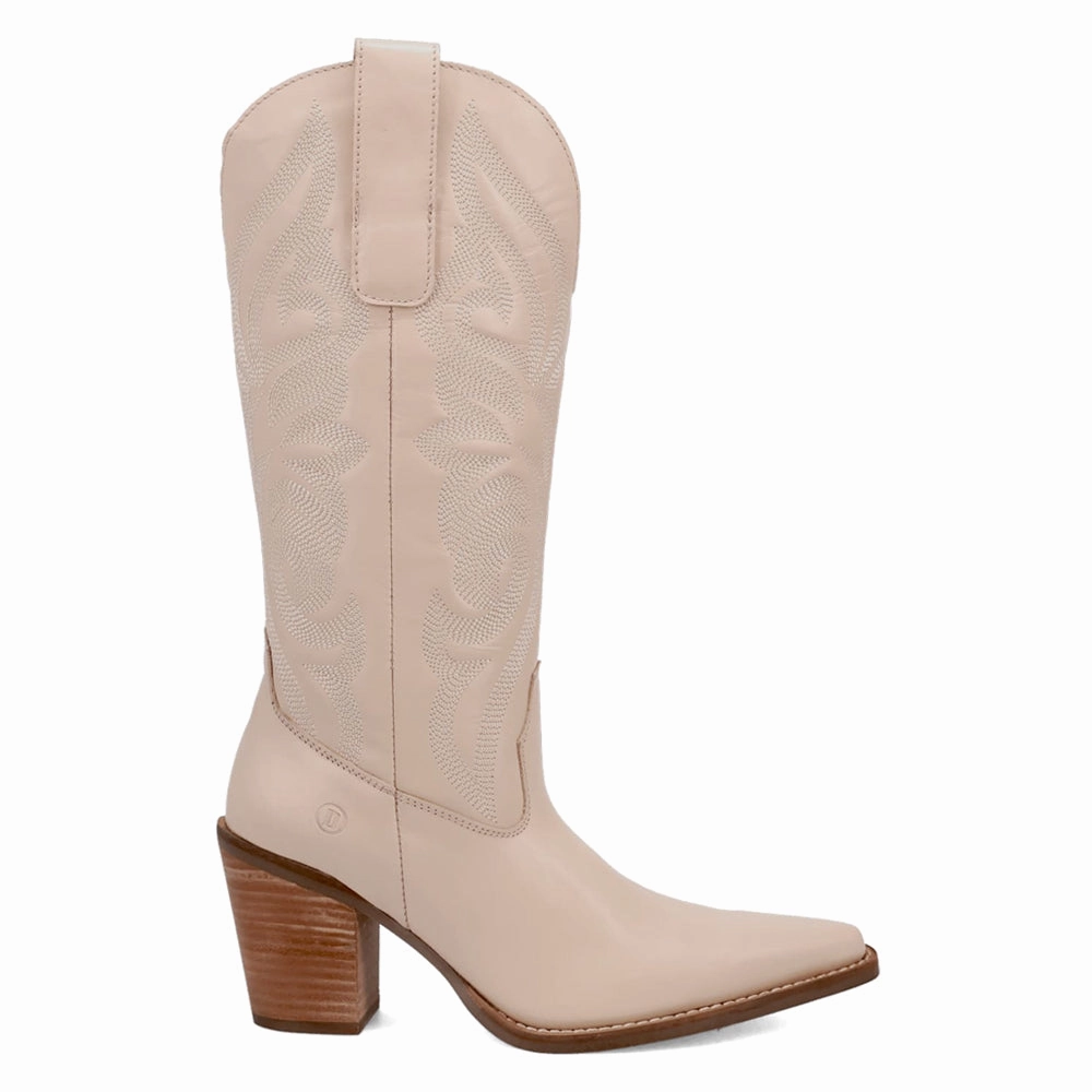 Hensley Embroidered Snip Toe Pull On Cowboy Boots Light support