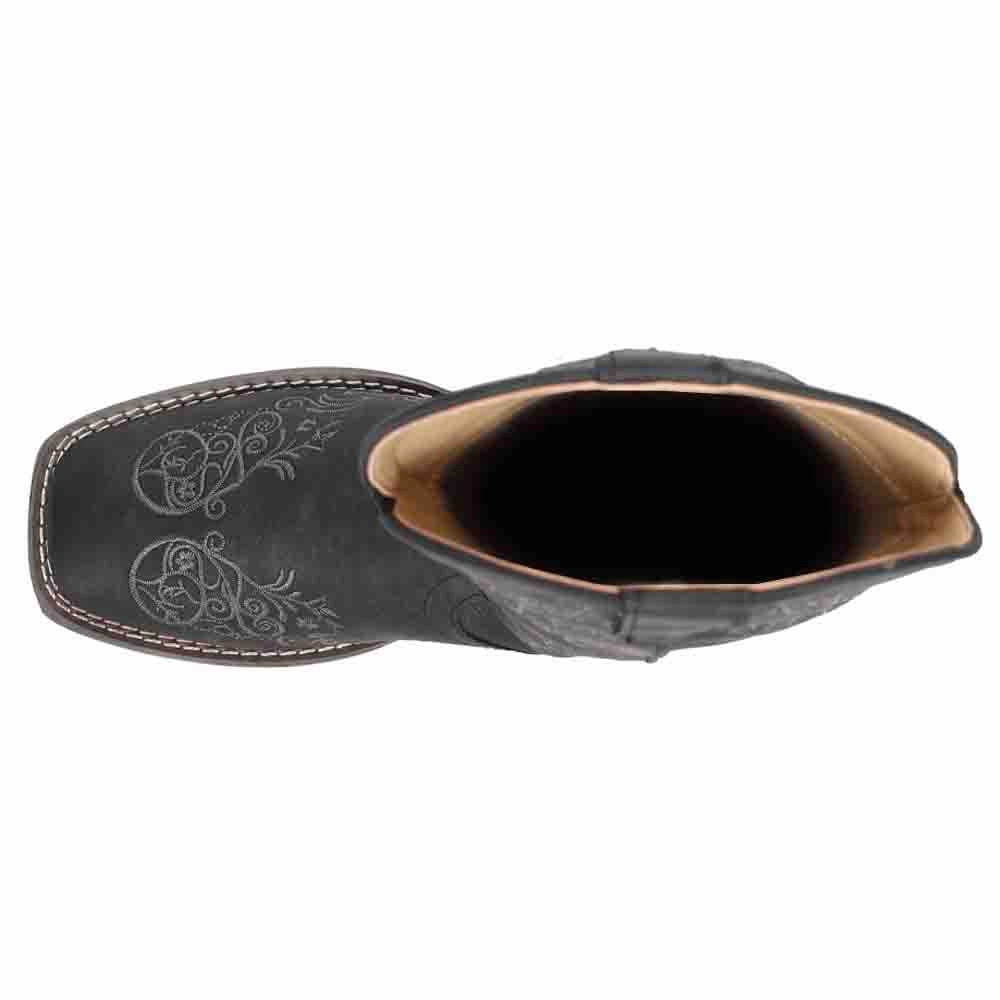 All Terrain Grip Riley Scroll Embroidered Square Toe Cowboy Boots