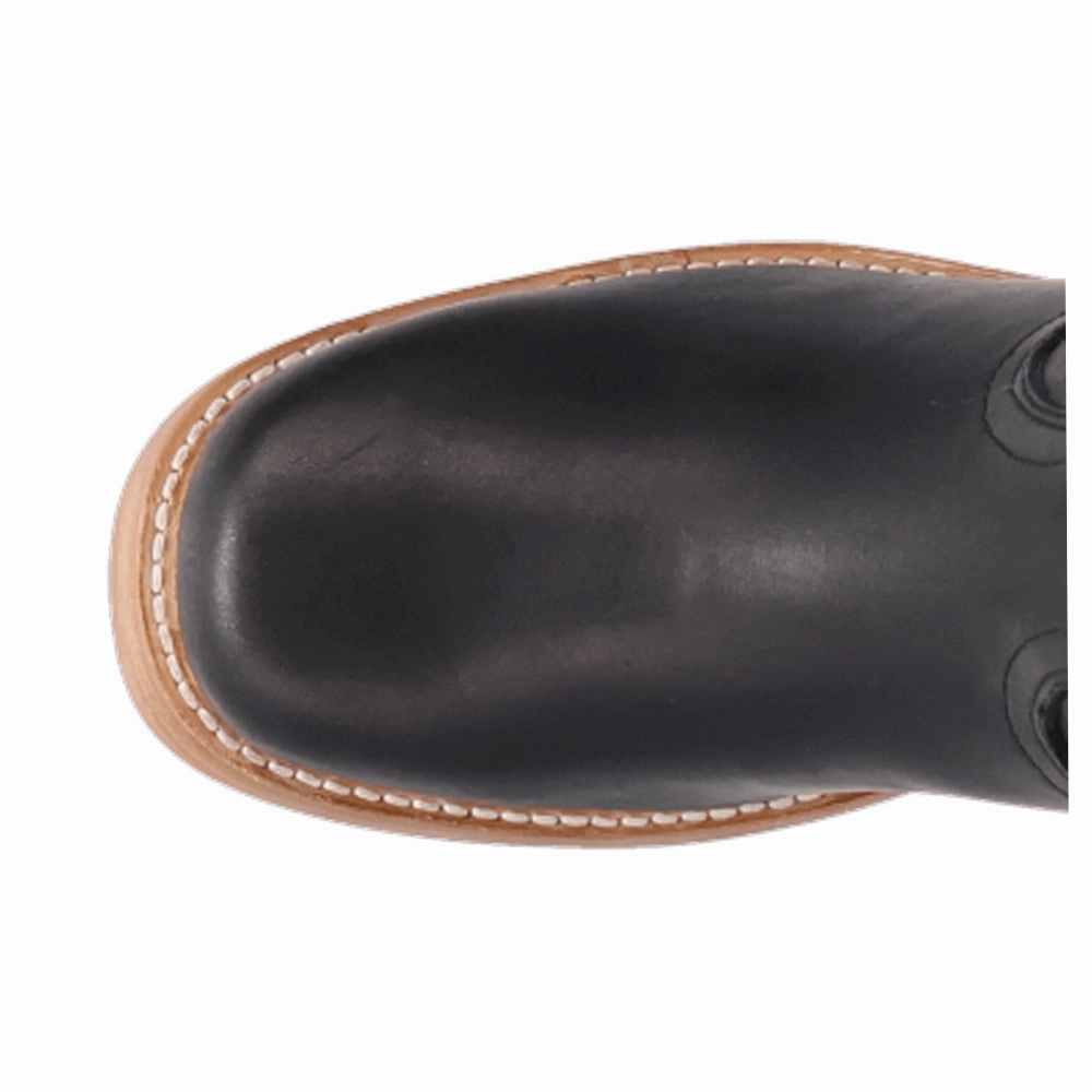 Avalon Embroidered Round Toe Pull On Cowboy Boots Inner Glow